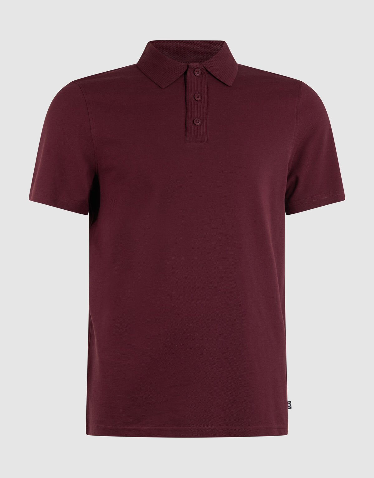 Strickpolo Dunkelrot SHOEBY MEN