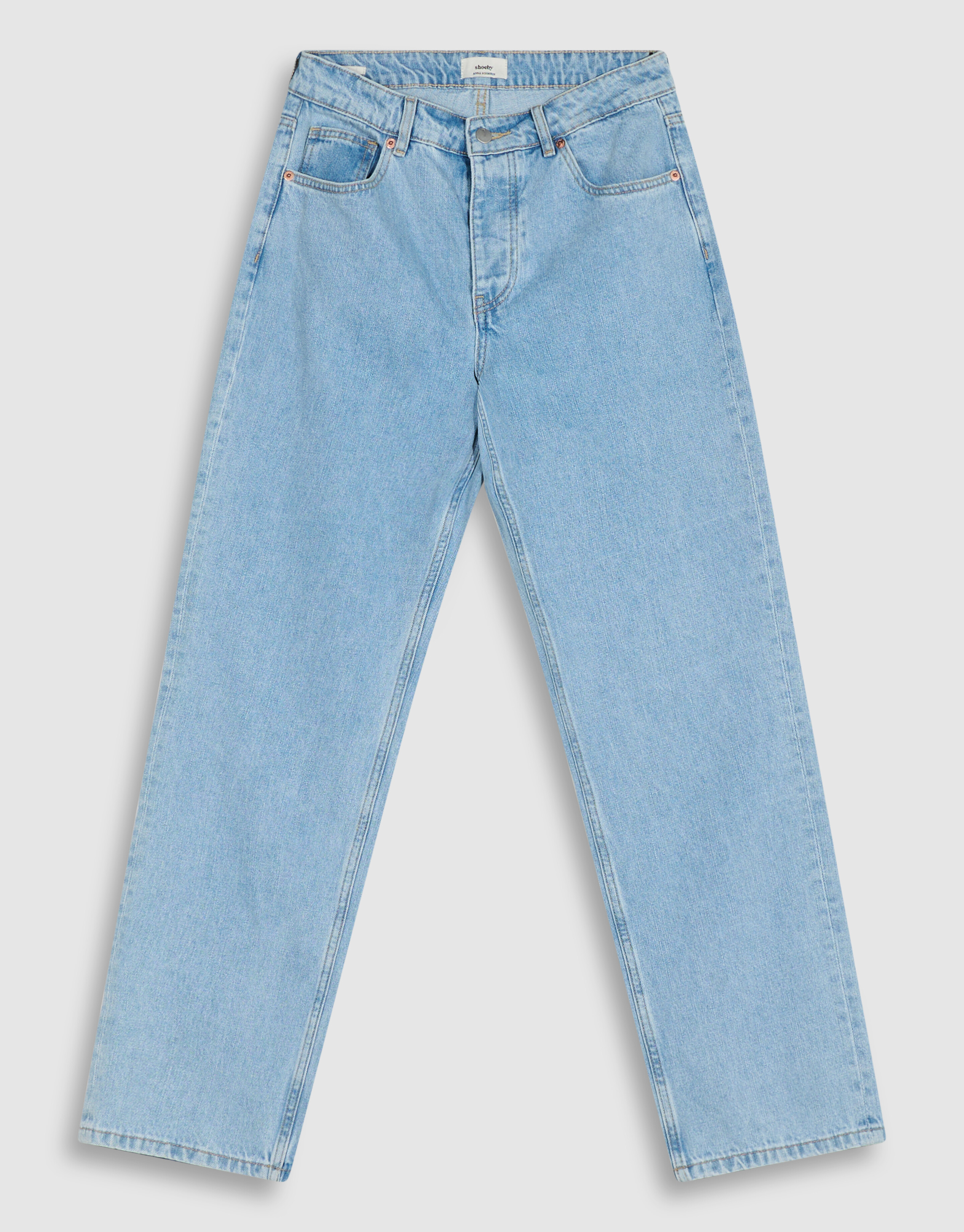 Straight Fit Jeans Blau By Anna SHOEBY WOMEN