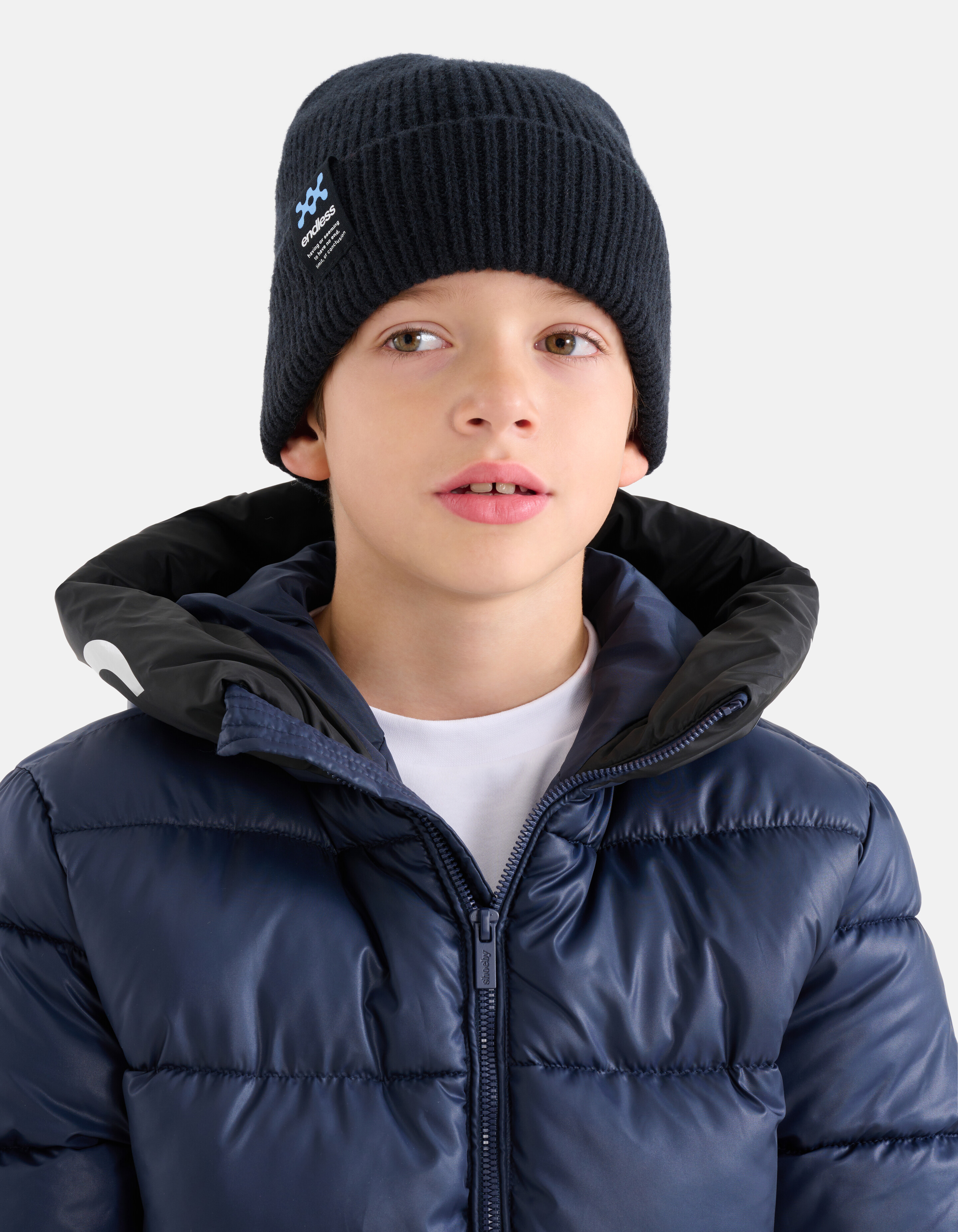 Label Beanie Schwarz SHOEBY ACCESSOIRES