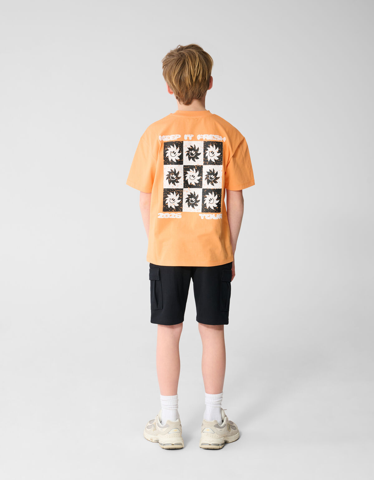 Fresh Tour Artwork T-Shirt Orange SHOEBY BOYS
