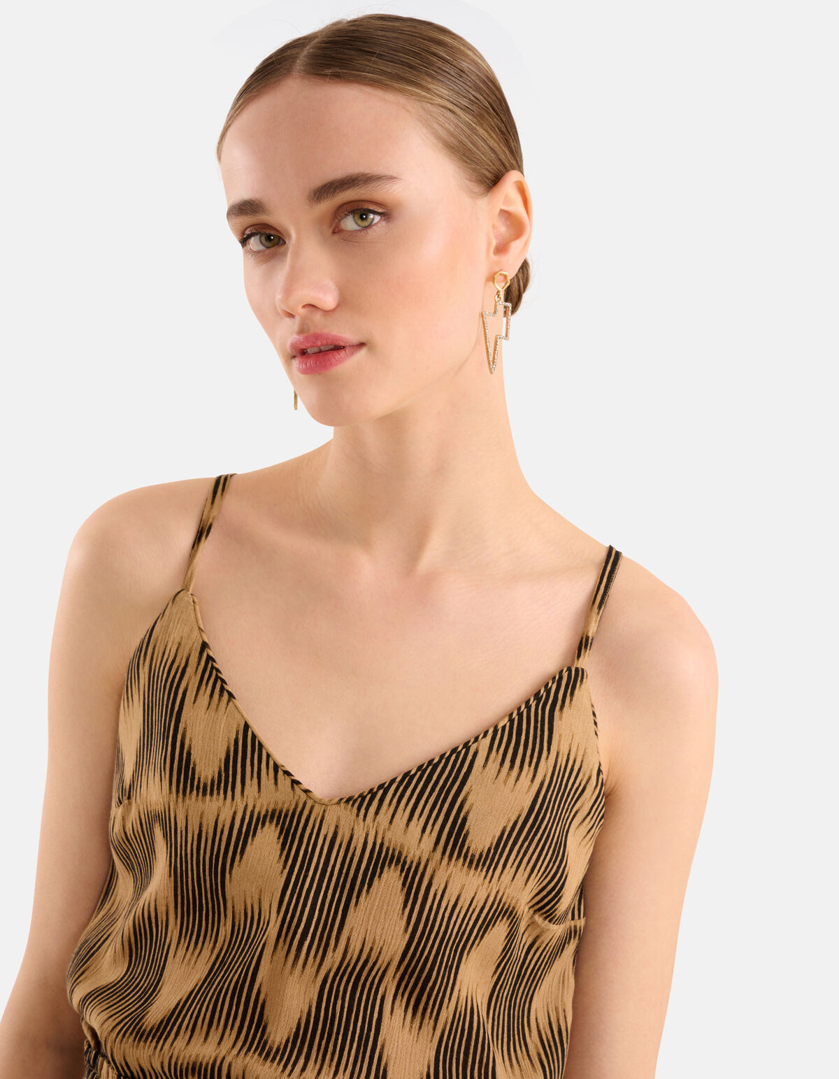 Crinkle Singlet Braun SHOEBY WOMEN