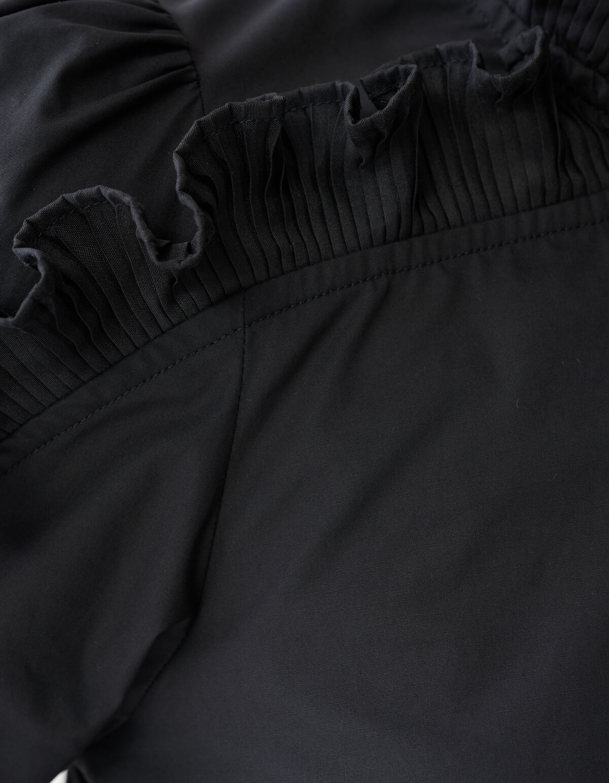 R&uuml;schen-Top Schwarz SHOEBY WOMEN