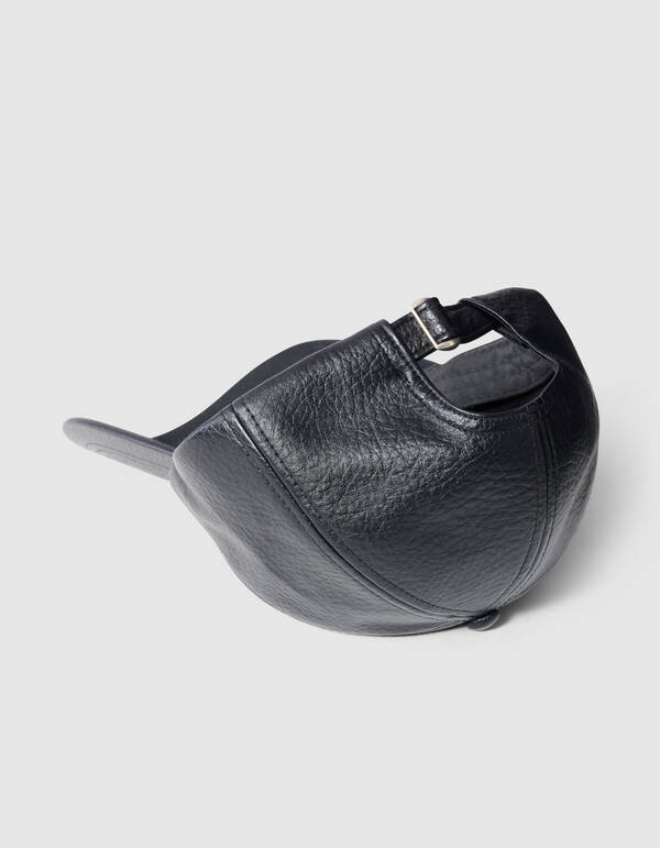 Vegane Leder-Cap Schwarz SHOEBY ACCESSOIRES