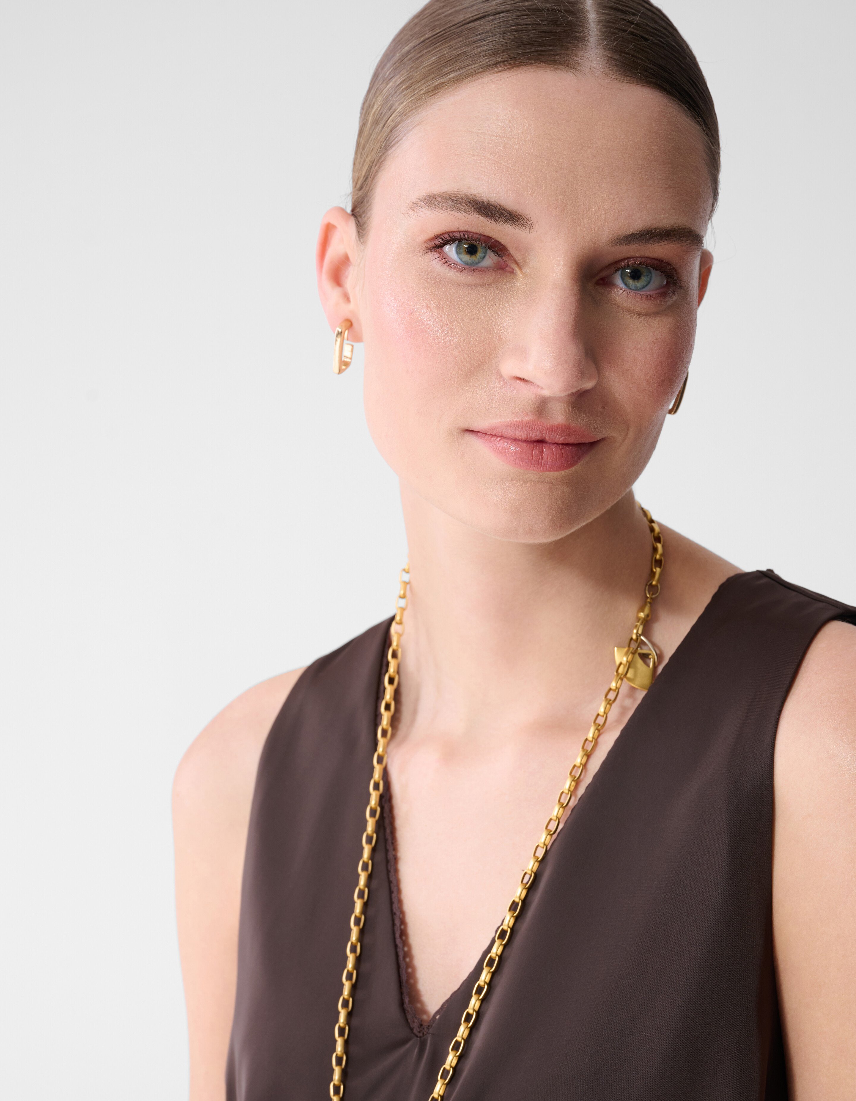 Satin Top Dunkelbraun Bei Mieke SHOEBY WOMEN