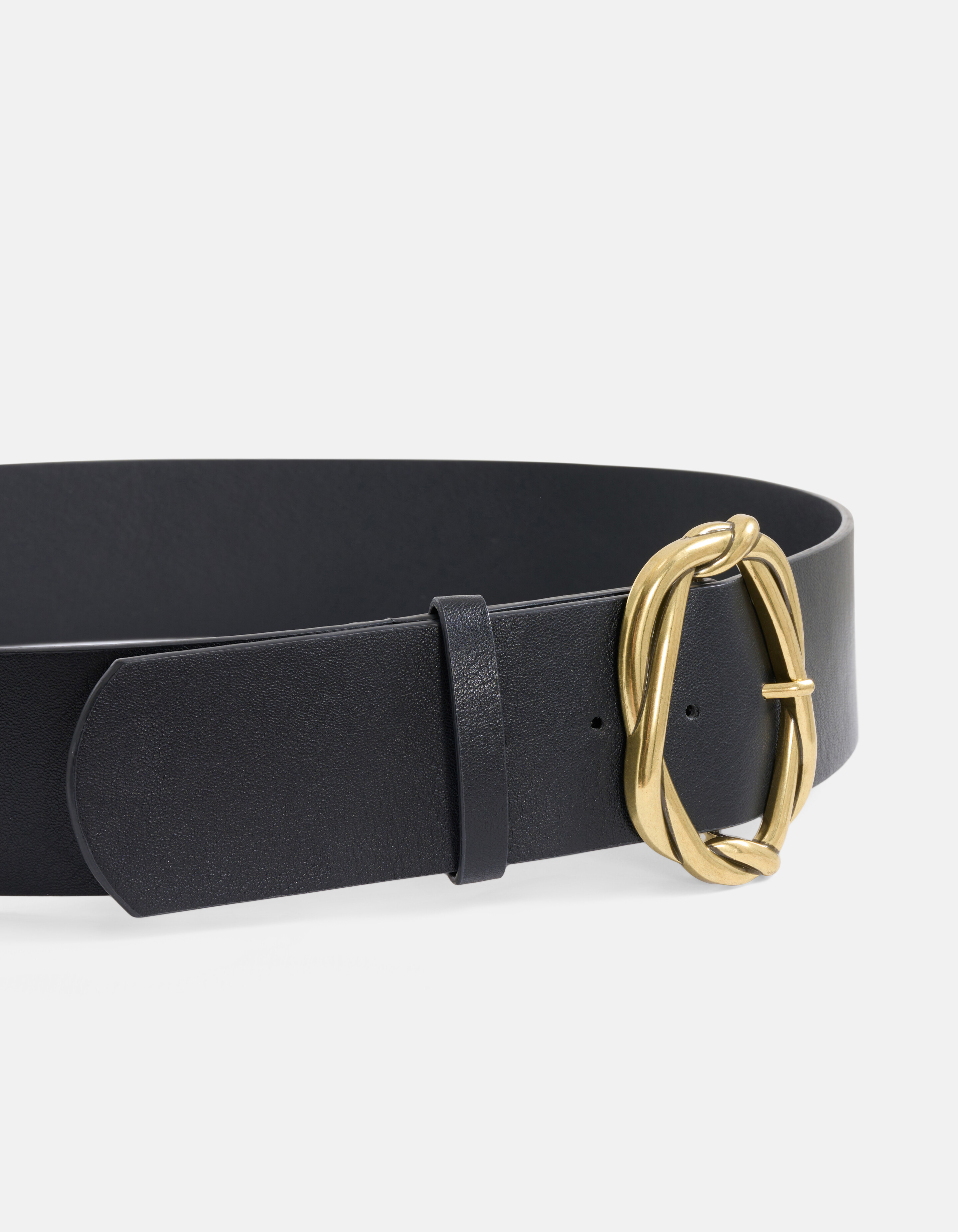 Braided Buckle Riem Zwart SHOEBY ACCESSOIRES