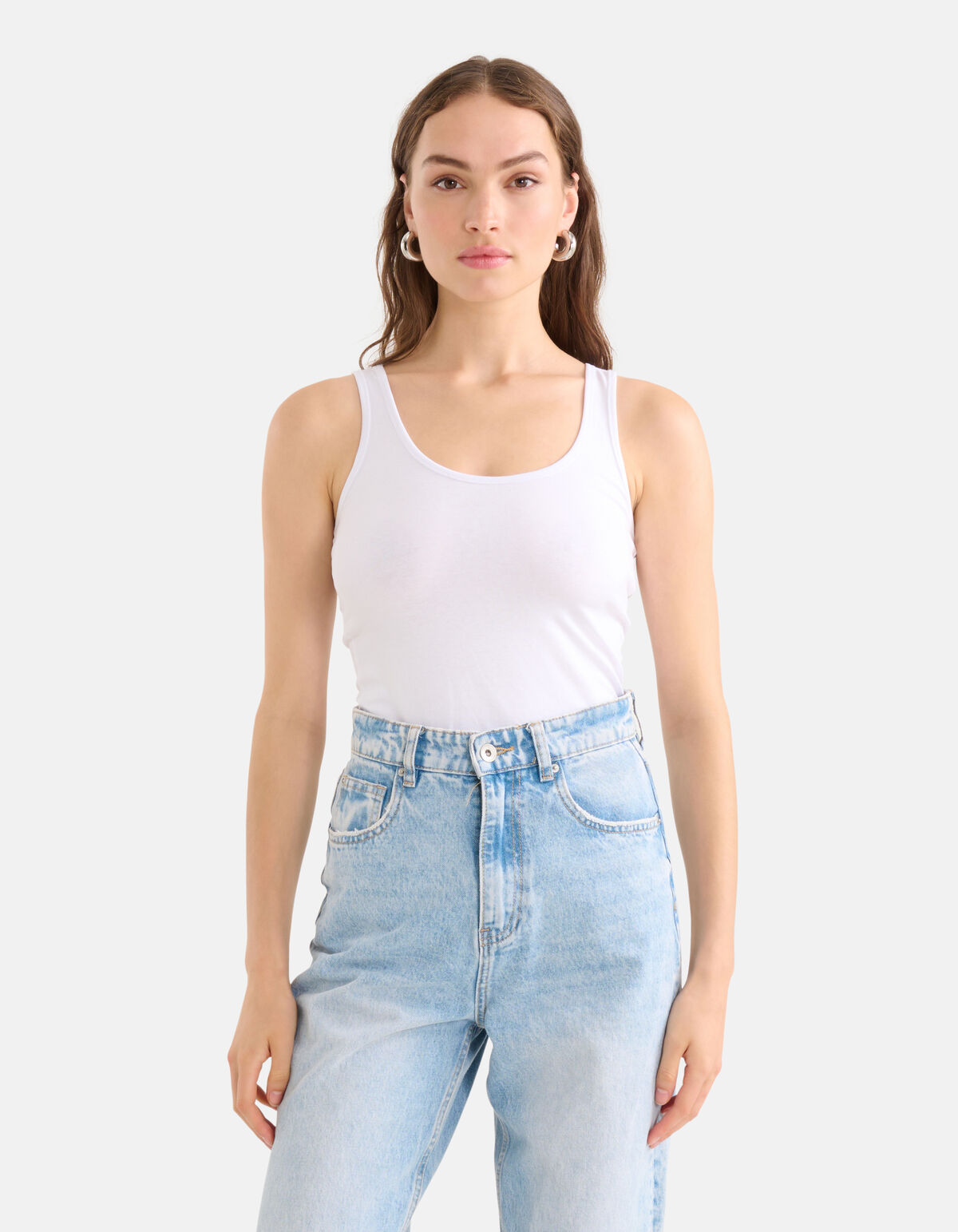 Basic Top Weiß Eksept