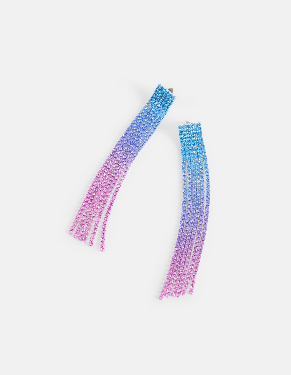 Ombre Strass-Ohrringe Blau SHOEBY ACCESSOIRES