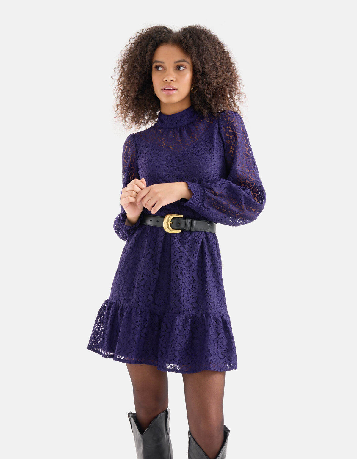 Spitzenkleid lila SHOEBY WOMEN
