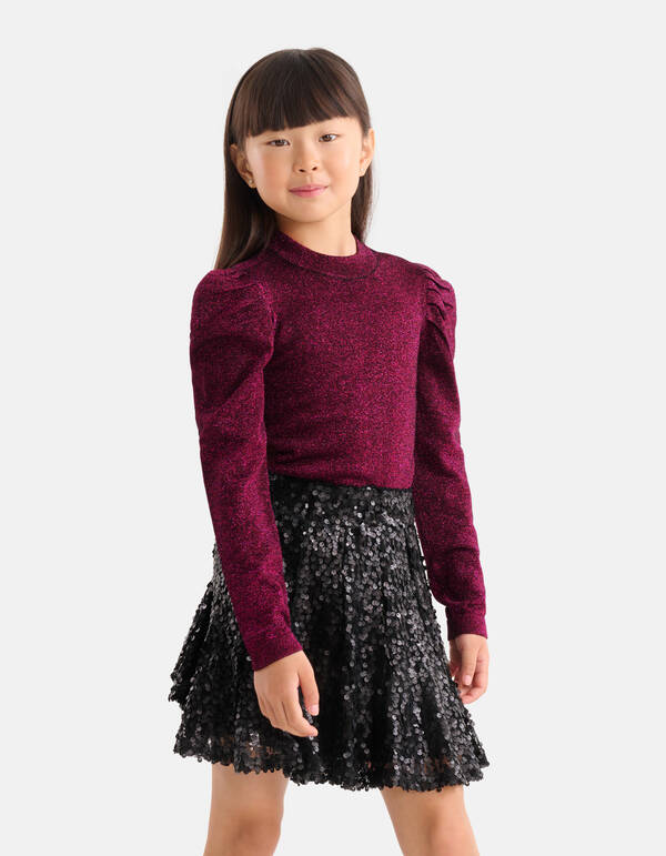 Lurex-Top Rosa von Nicolette SHOEBY GIRLS