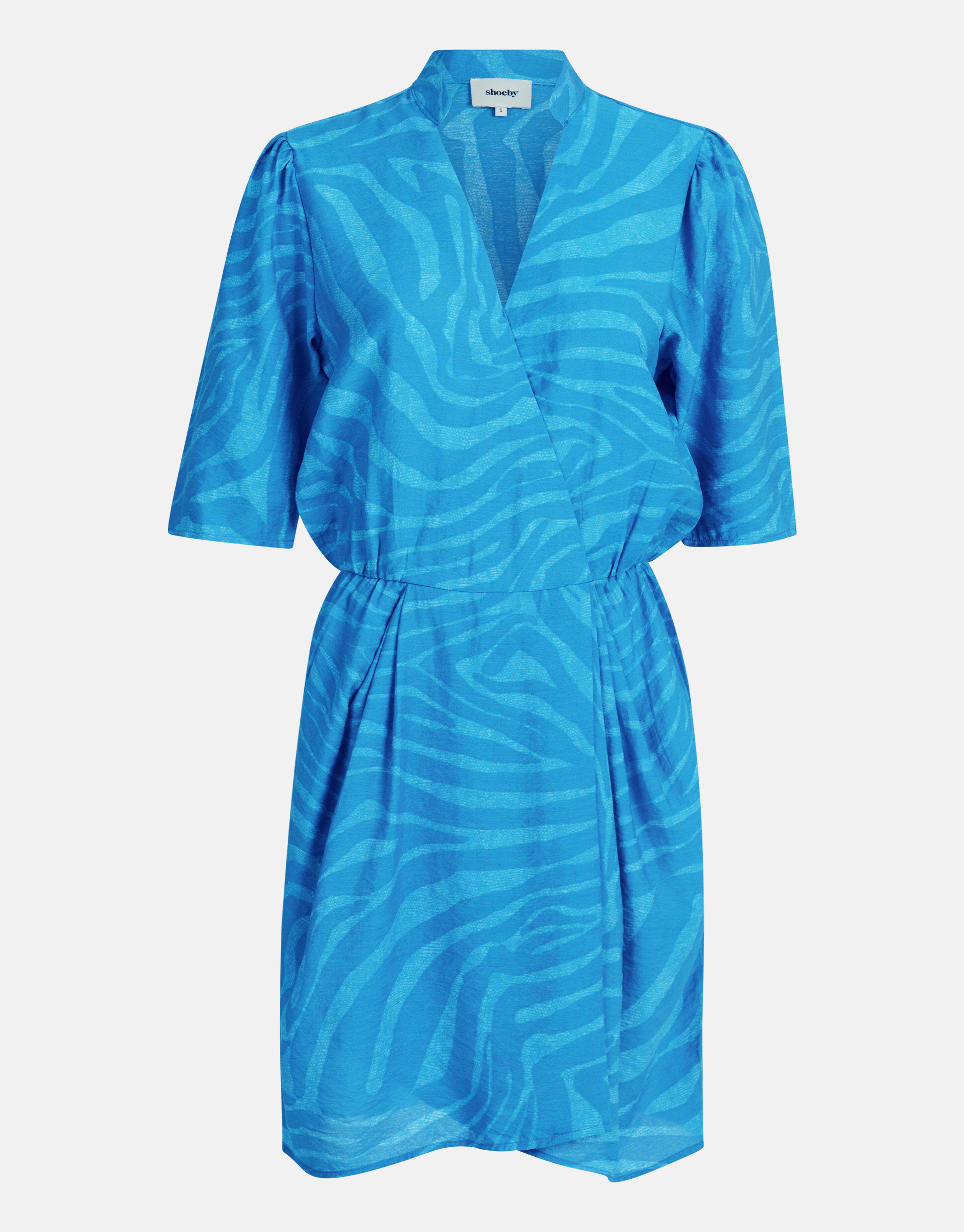 Zebra Print Kleid Blau SHOEBY WOMEN