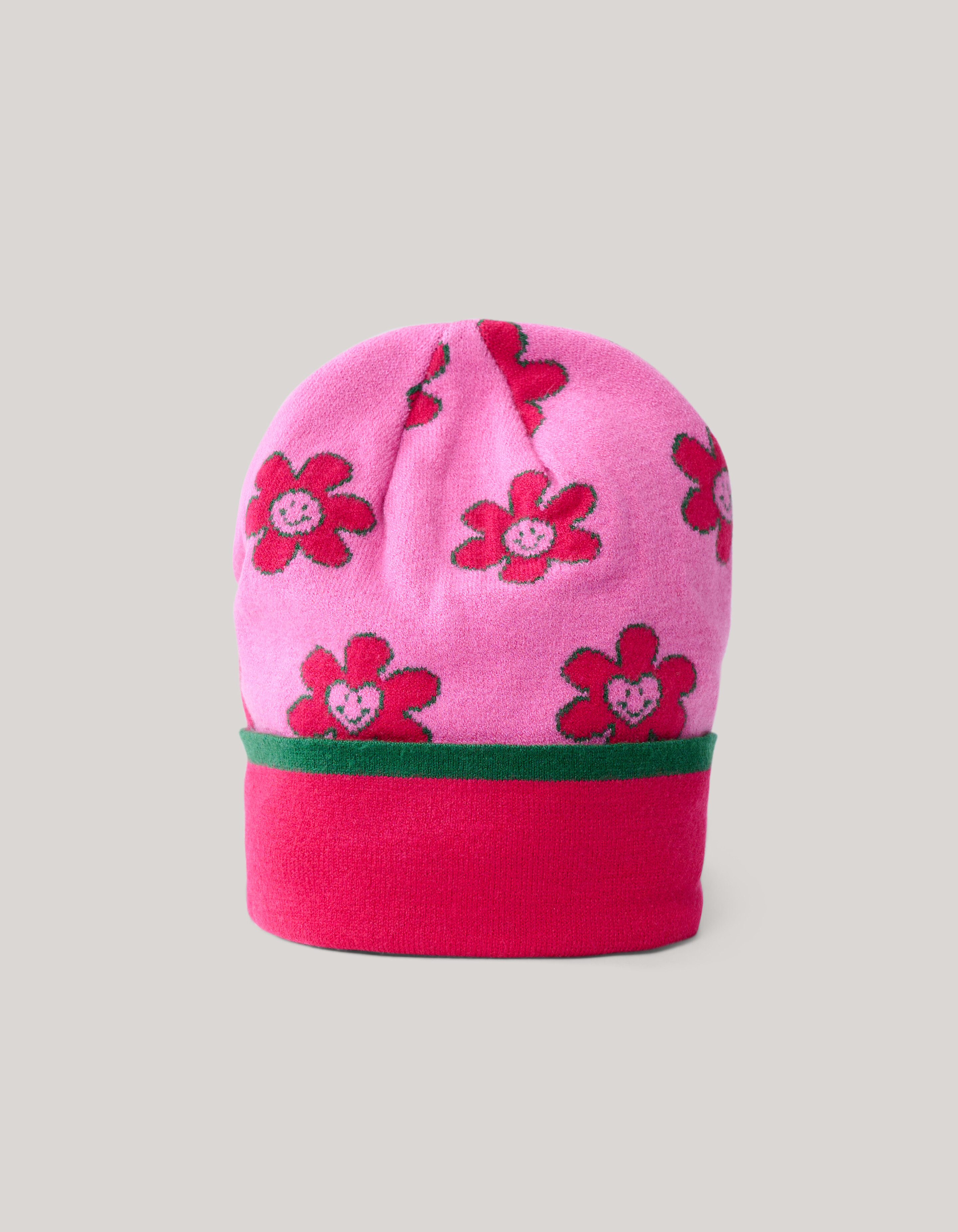 Jacquard-Mütze Rosa SHOEBY ACCESSOIRES