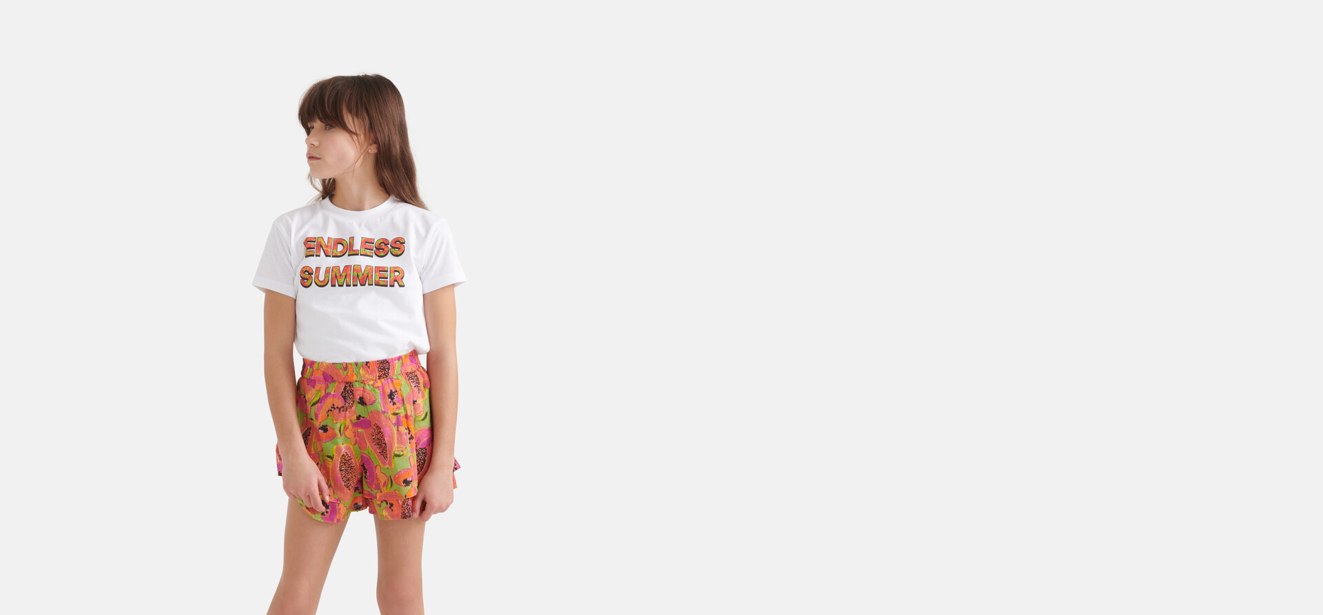 Obst T-Shirt Weiß SHOEBY GIRLS
