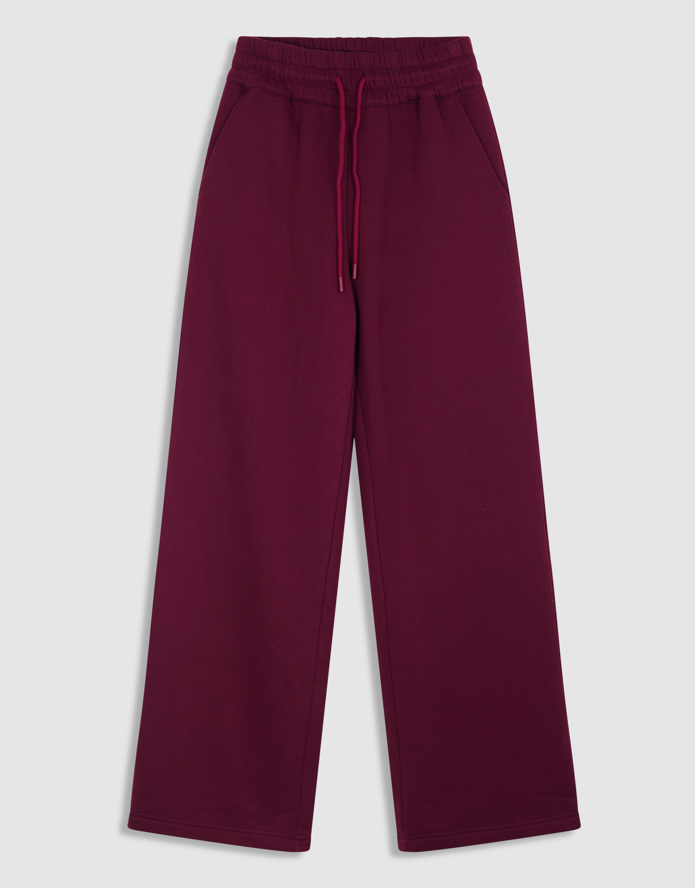 Wide Leg Jogger Pants Dunkelrot SHOEBY WOMEN