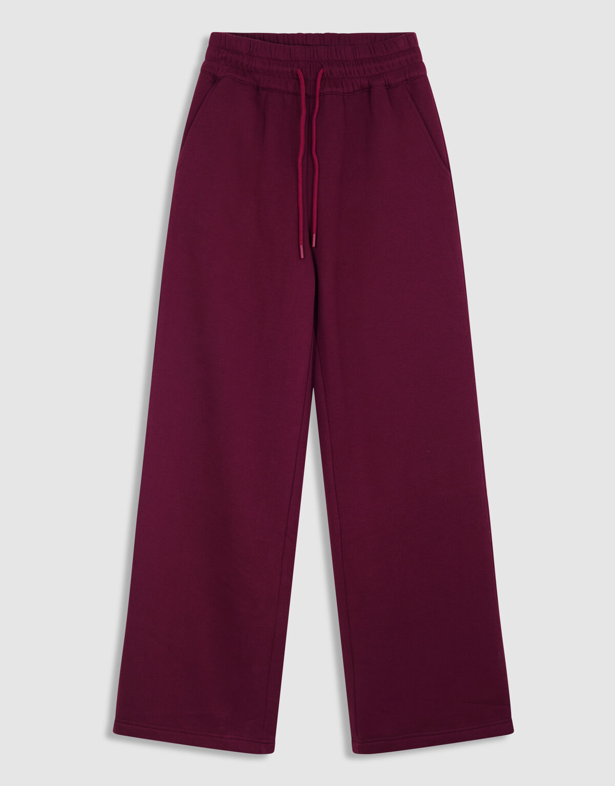 Wide Leg Jogger Pants Dunkelrot SHOEBY WOMEN