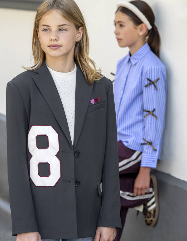 College-Blazer Dunkelgrau SHOEBY GIRLS