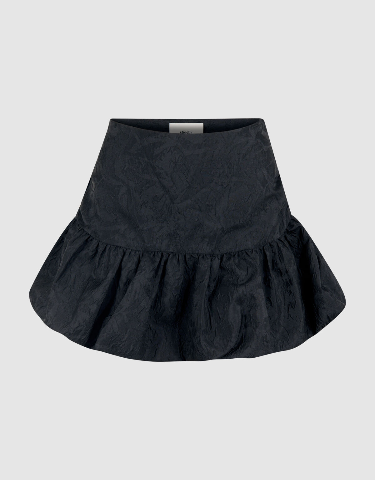 Jacquard-Minirock Schwarz SHOEBY WOMEN