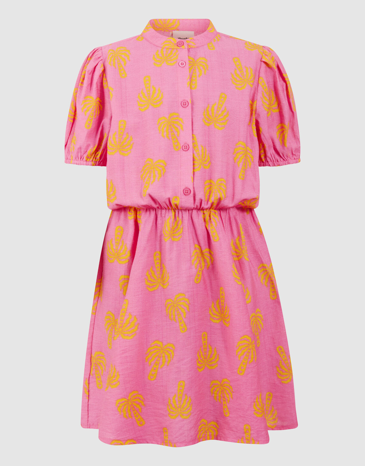 Minikleid mit Palmenmuster, Rosa SHOEBY GIRLS
