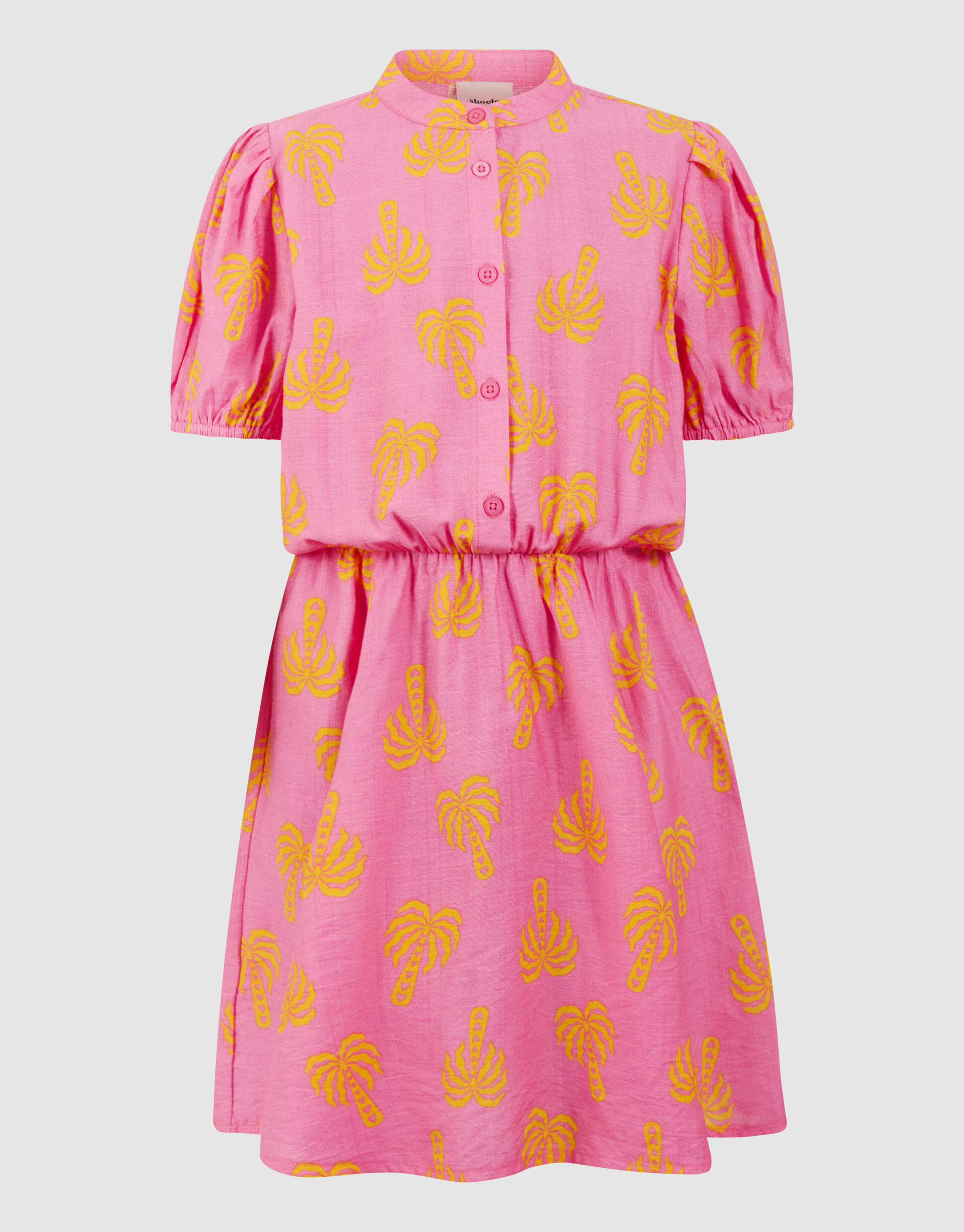 Minikleid mit Palmenmuster, Rosa SHOEBY GIRLS