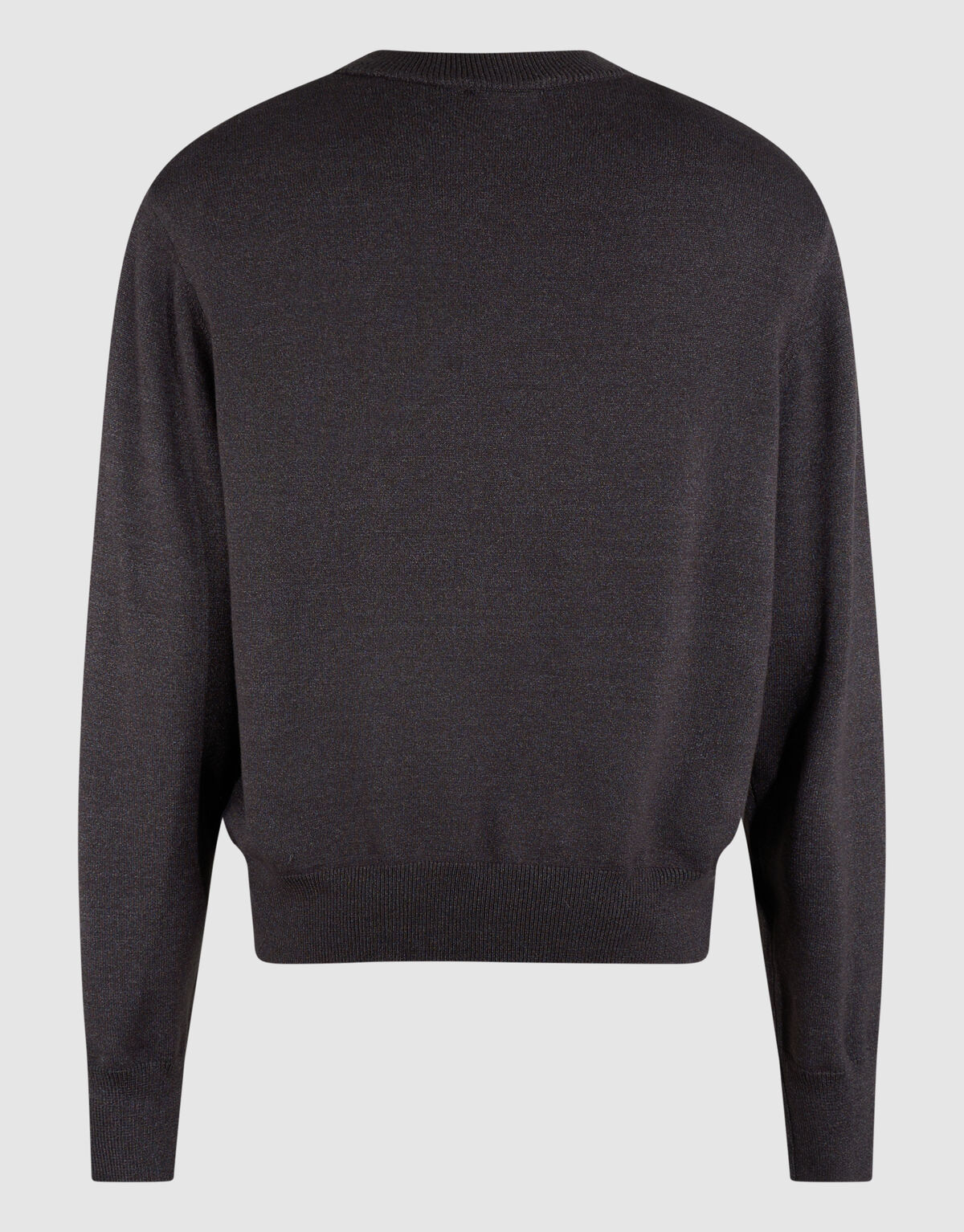 Shoulderpadded Strickpullover Dunkelgrau SHOEBY WOMEN