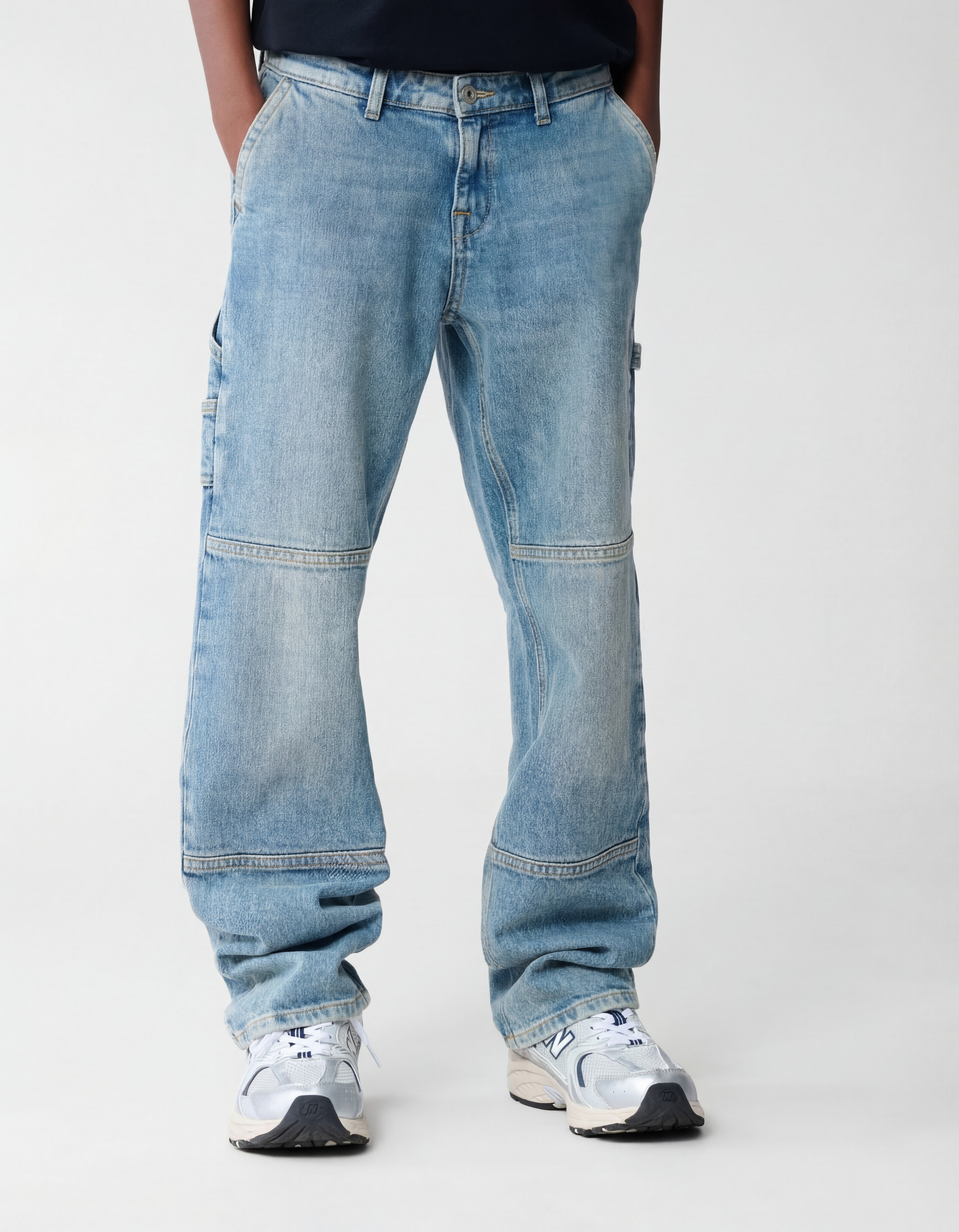 Carpenter Baggy Fit Jeans Blau SHOEBY BOYS