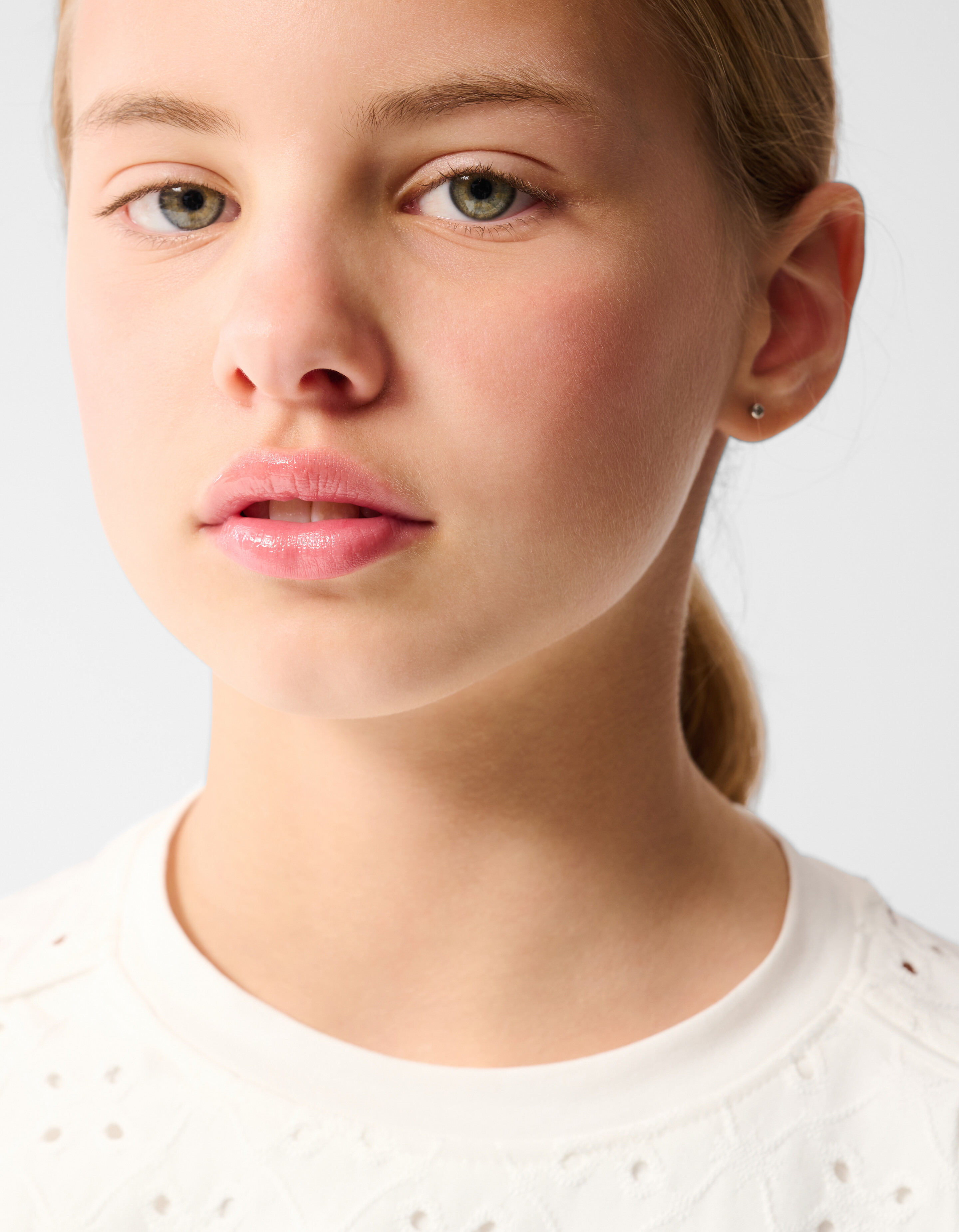 Besticktes Top Weiß SHOEBY GIRLS
