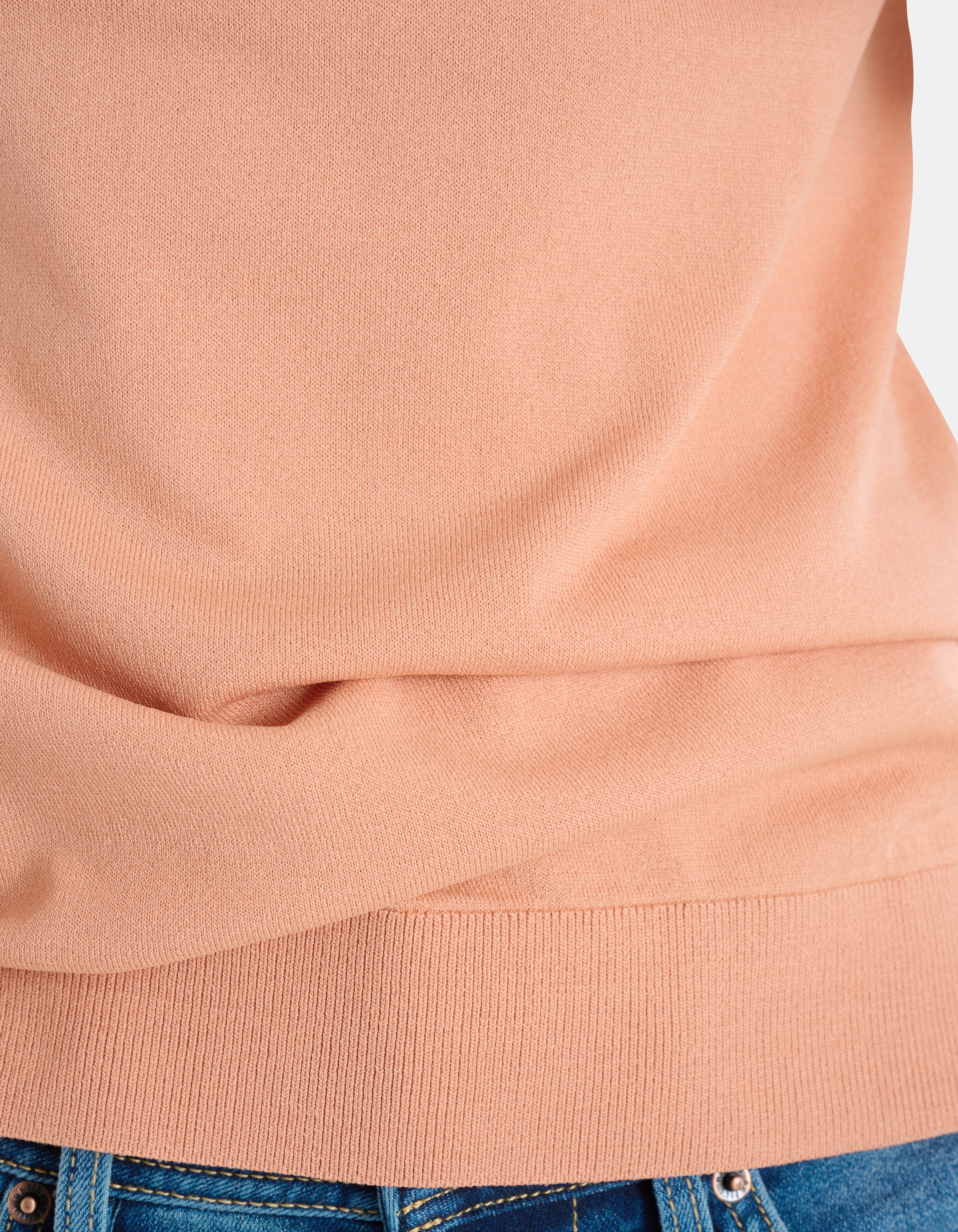 Gestricktes Poloshirt mit Reißverschluss REFILL