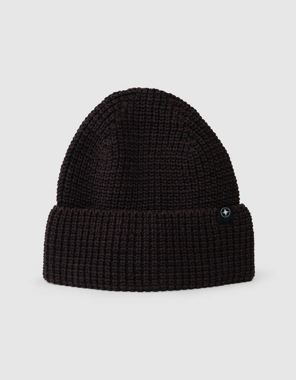 Gestrickte Mütze Dunkelbraun SHOEBY ACCESSOIRES