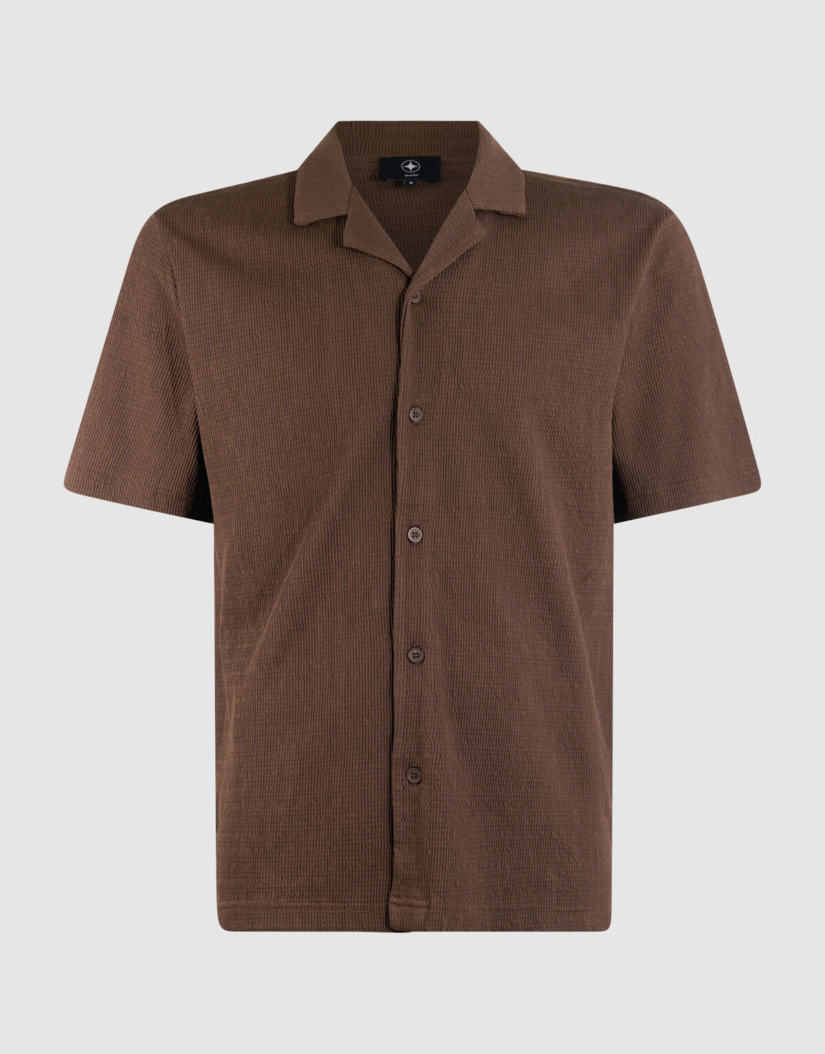 Structuur Overshirt Donkerbruin SHOEBY MEN