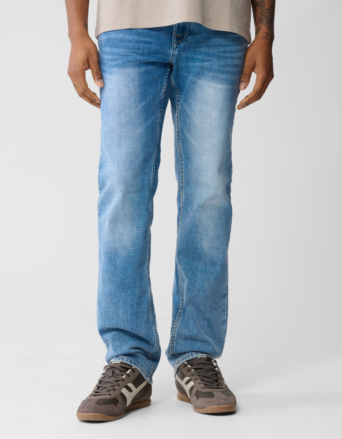 Straight Fit Jeans Mediumstone L34 SHOEBY MEN