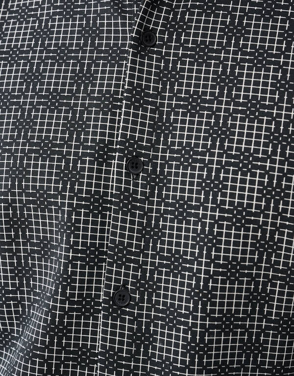 Bedrucktes Logo-Hemd Schwarz SHOEBY MEN