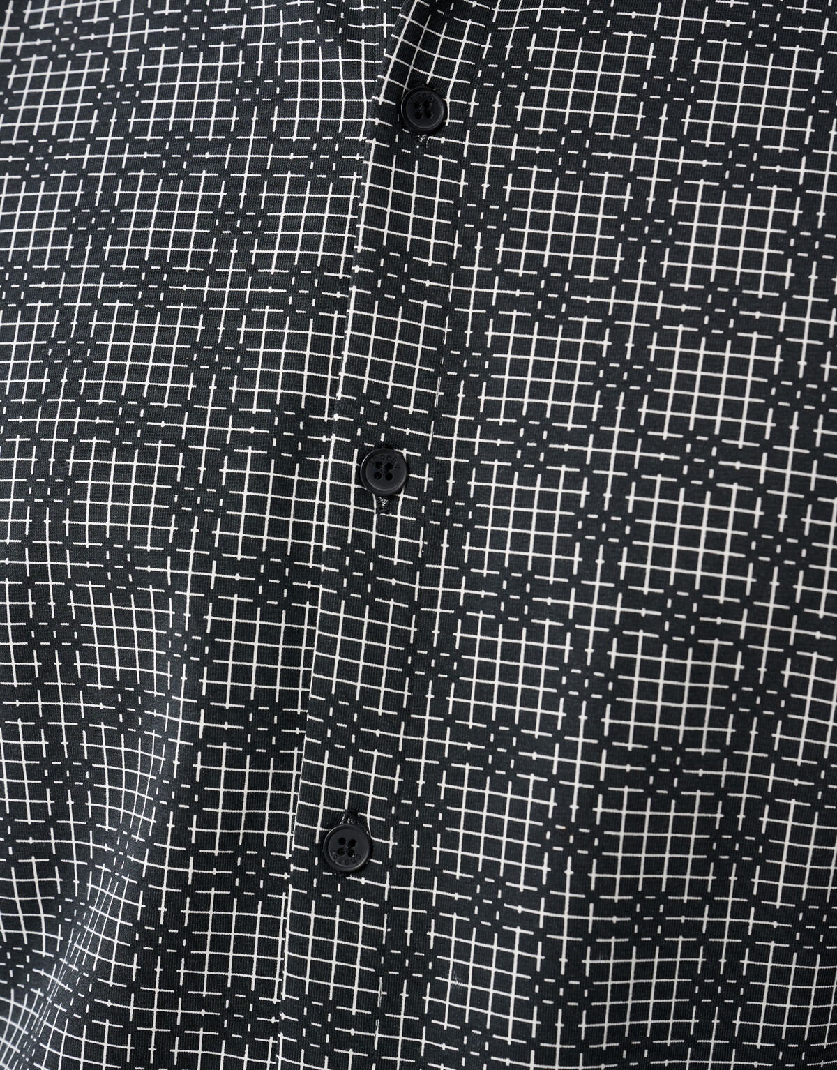 Bedrucktes Logo-Hemd Schwarz SHOEBY MEN