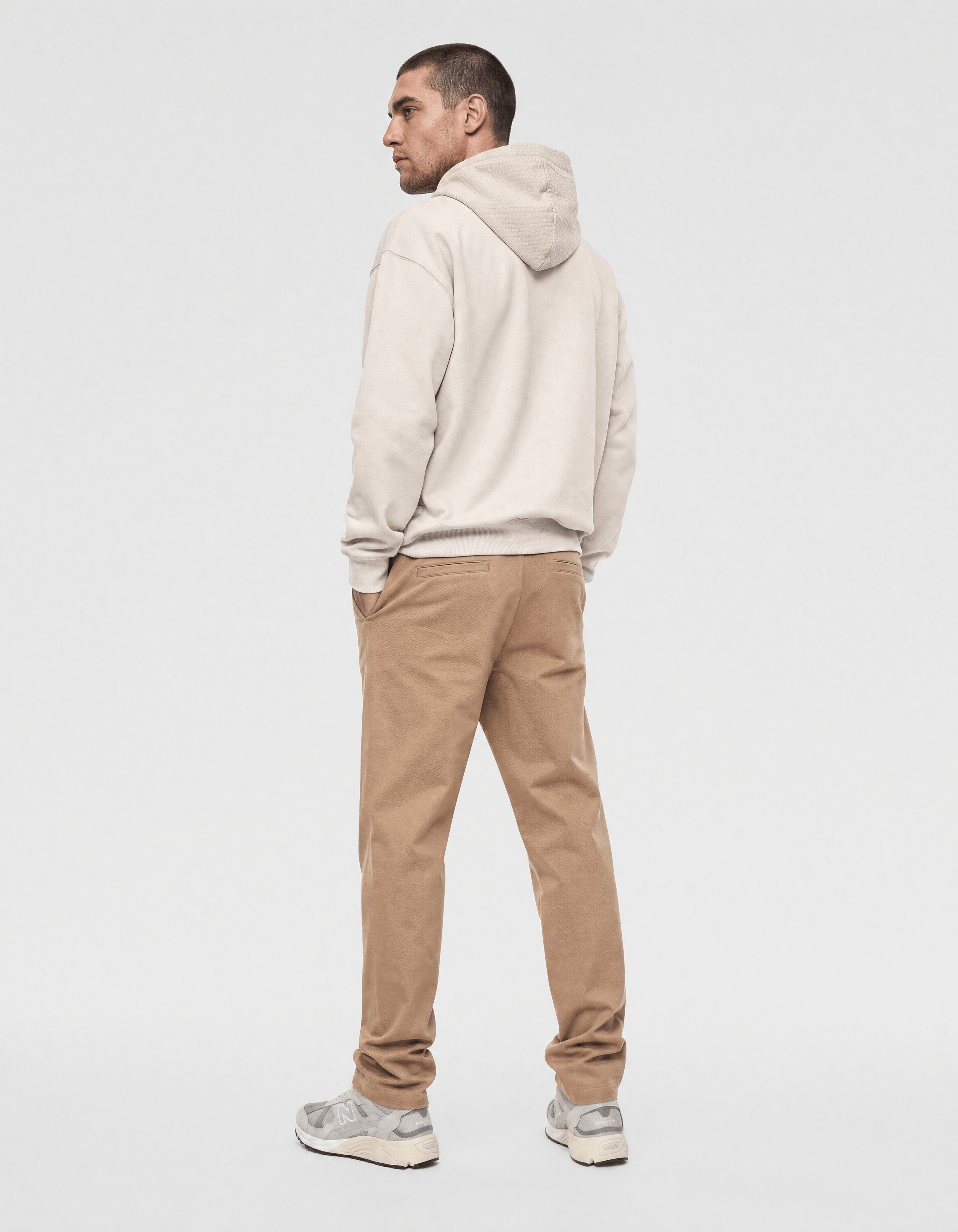 Keper Structuur Broek Lichtbruin SHOEBY MEN