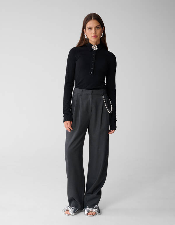 Barrel Fit Hose Dunkelgrau SHOEBY WOMEN