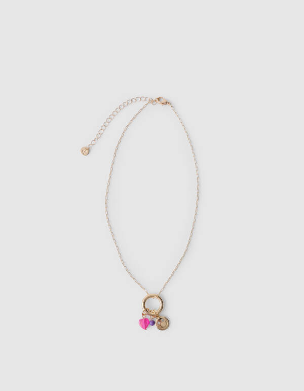Herzförmige Halskette in Gold SHOEBY GIRLS