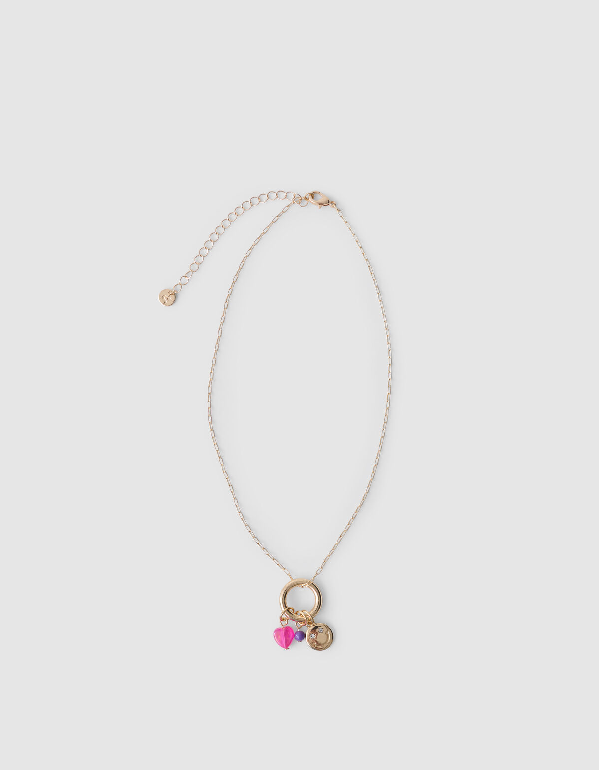 Herzförmige Halskette in Gold SHOEBY GIRLS