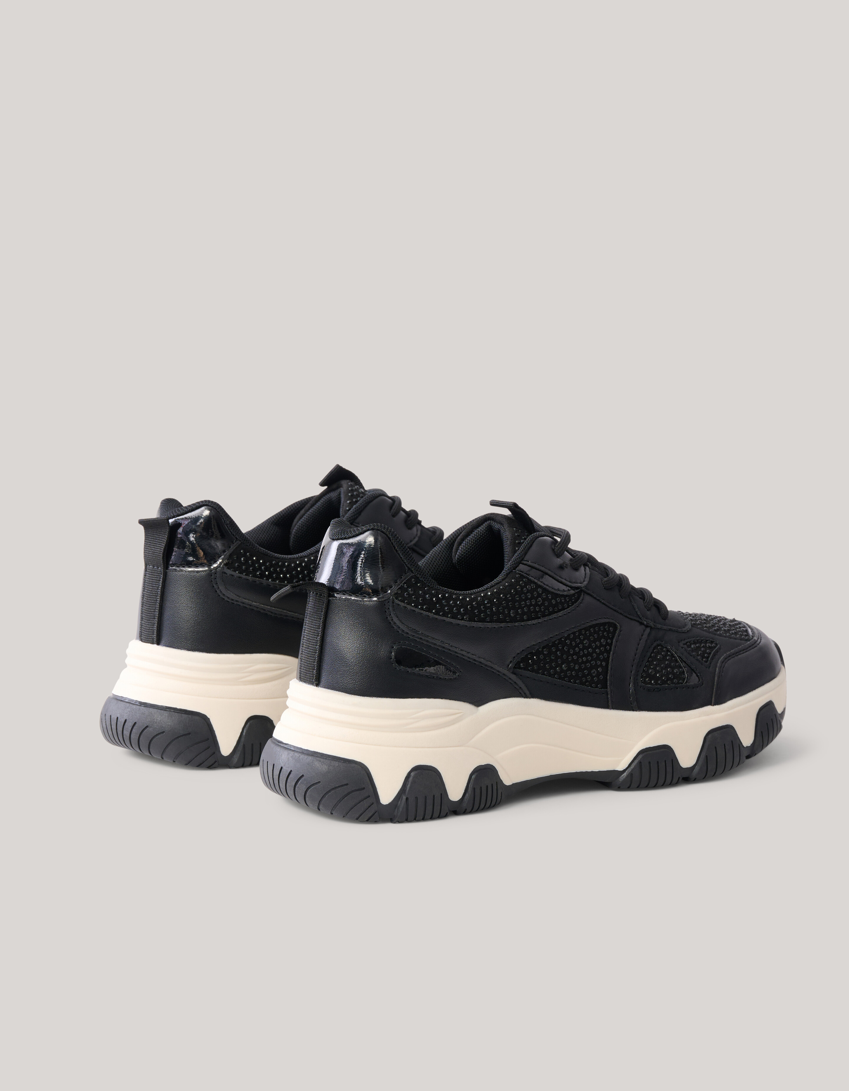 Strass-Sneaker Schwarz SCHOENEN SHOEBY