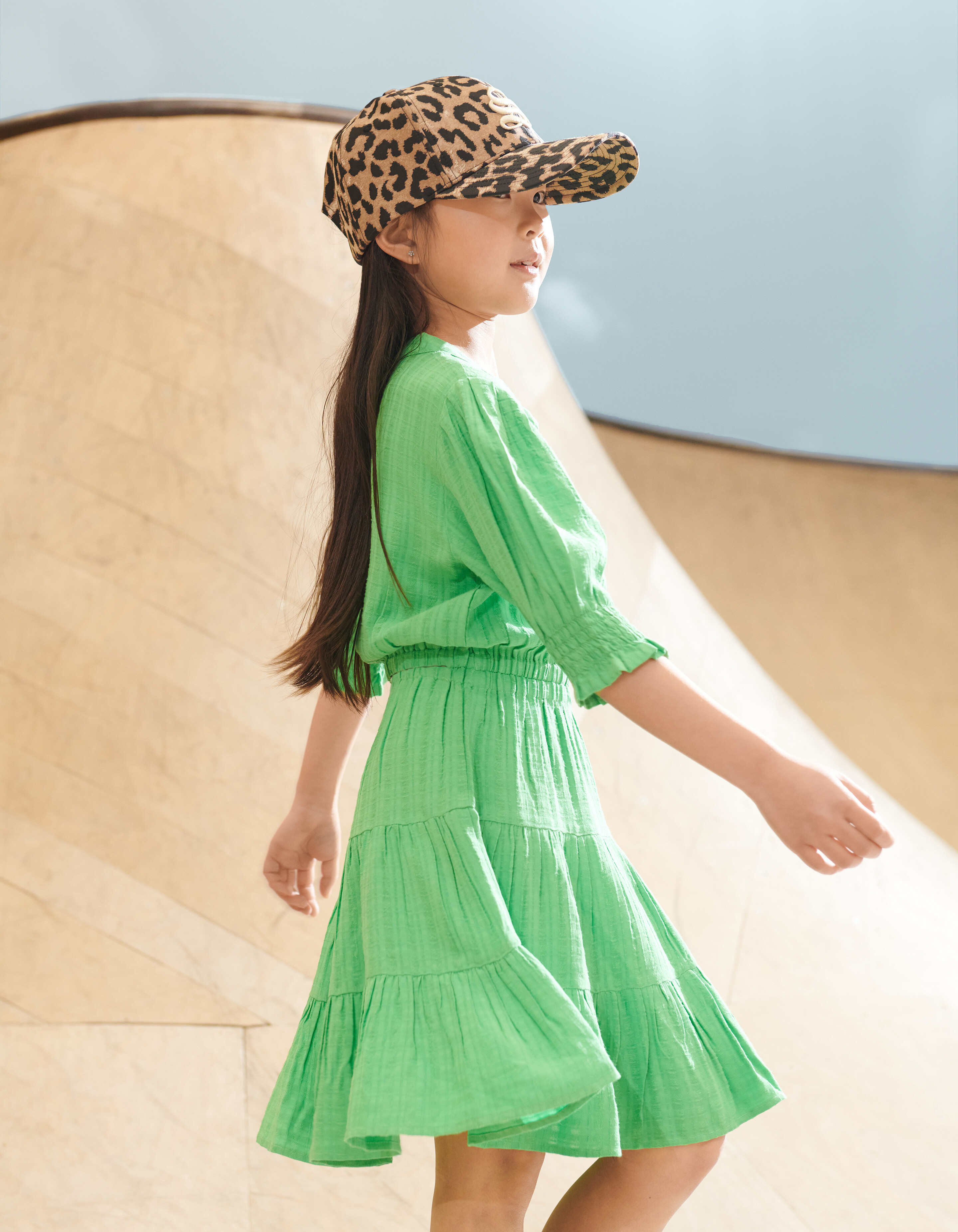 Cut Out Kleid Grün SHOEBY GIRLS
