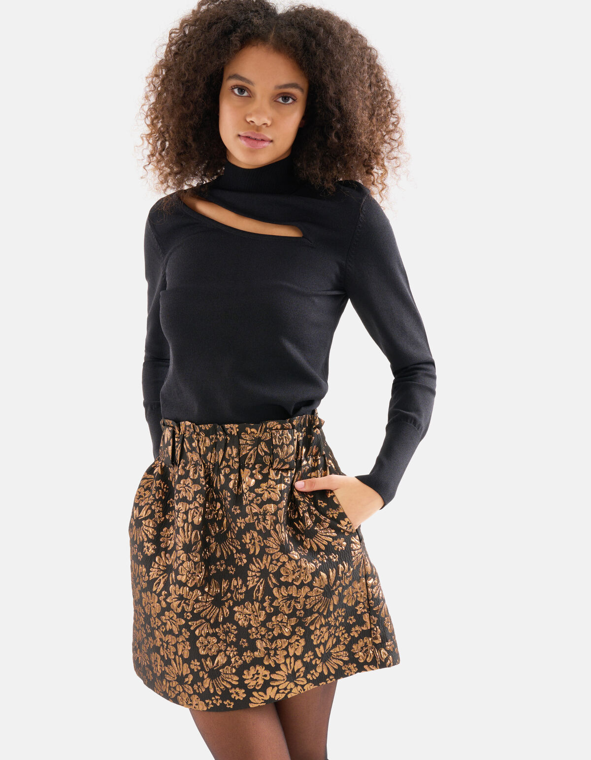 Jacquard-Rock Schwarz SHOEBY WOMEN
