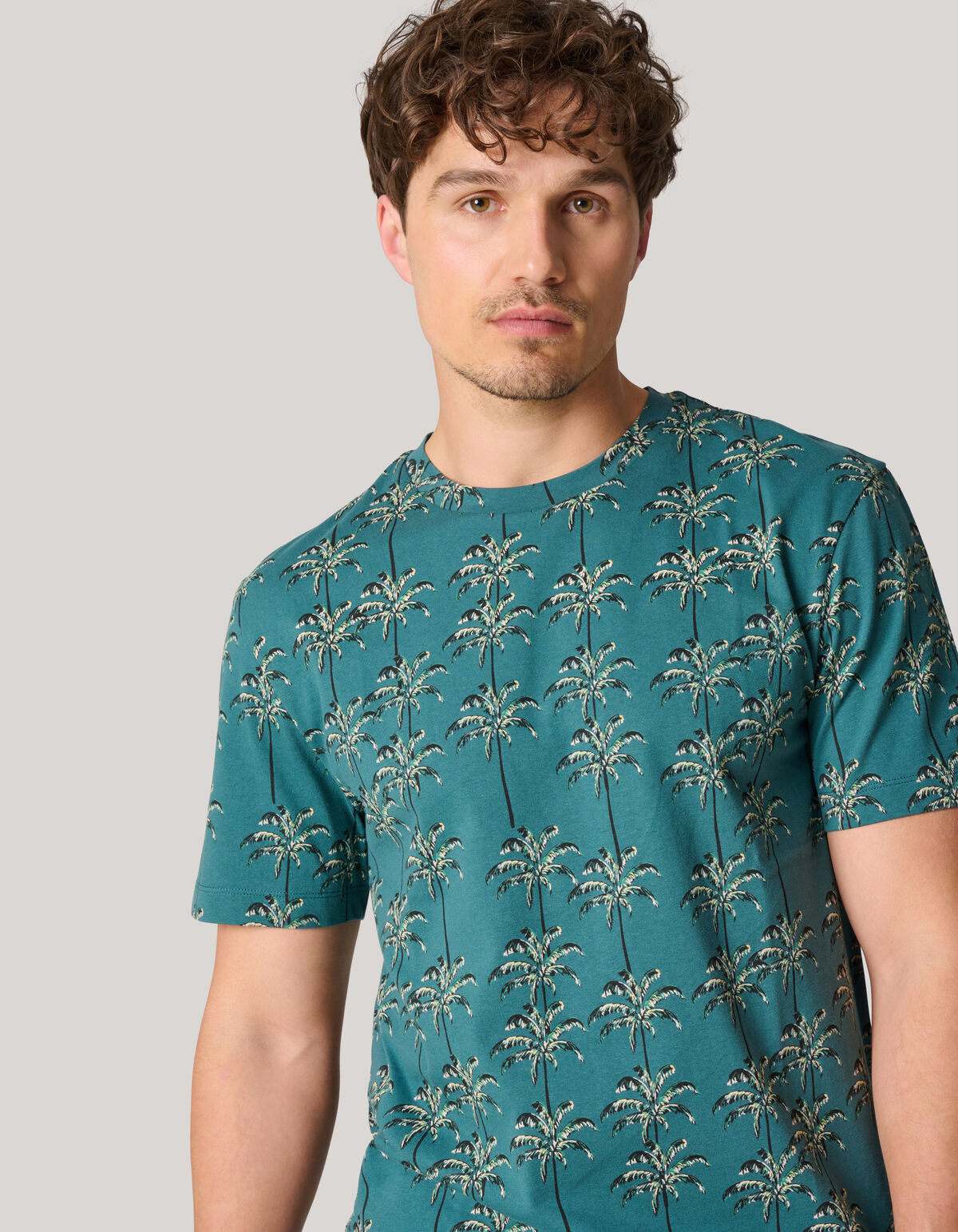 Bedrucktes T-shirt Grün SHOEBY MEN