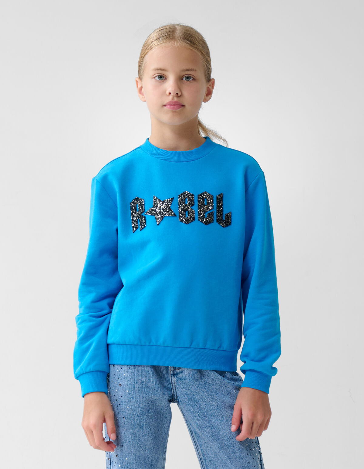 Rebel Pullover Blau SHOEBY GIRLS