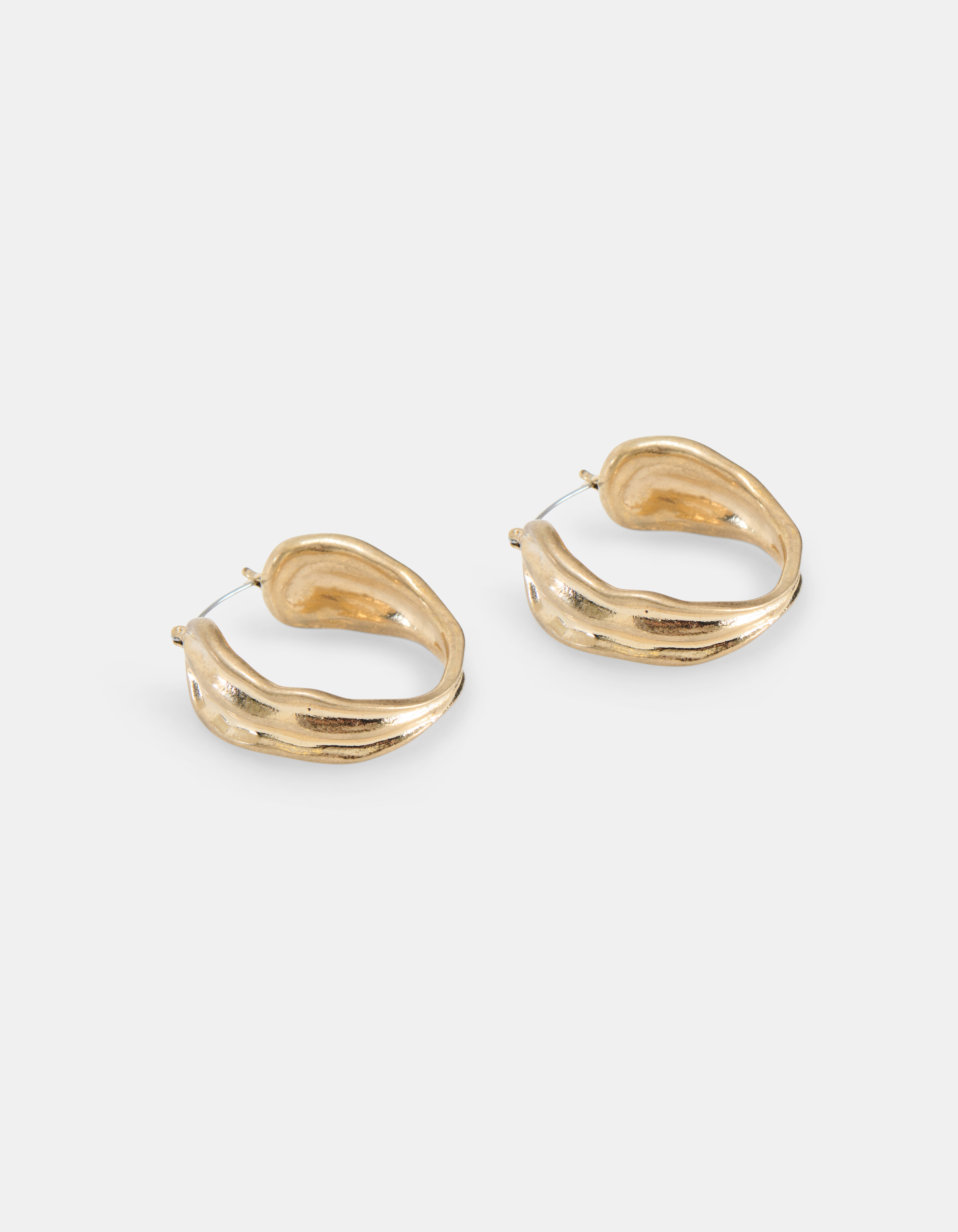 Grobe Goldene Ohrringe SHOEBY ACCESSOIRES
