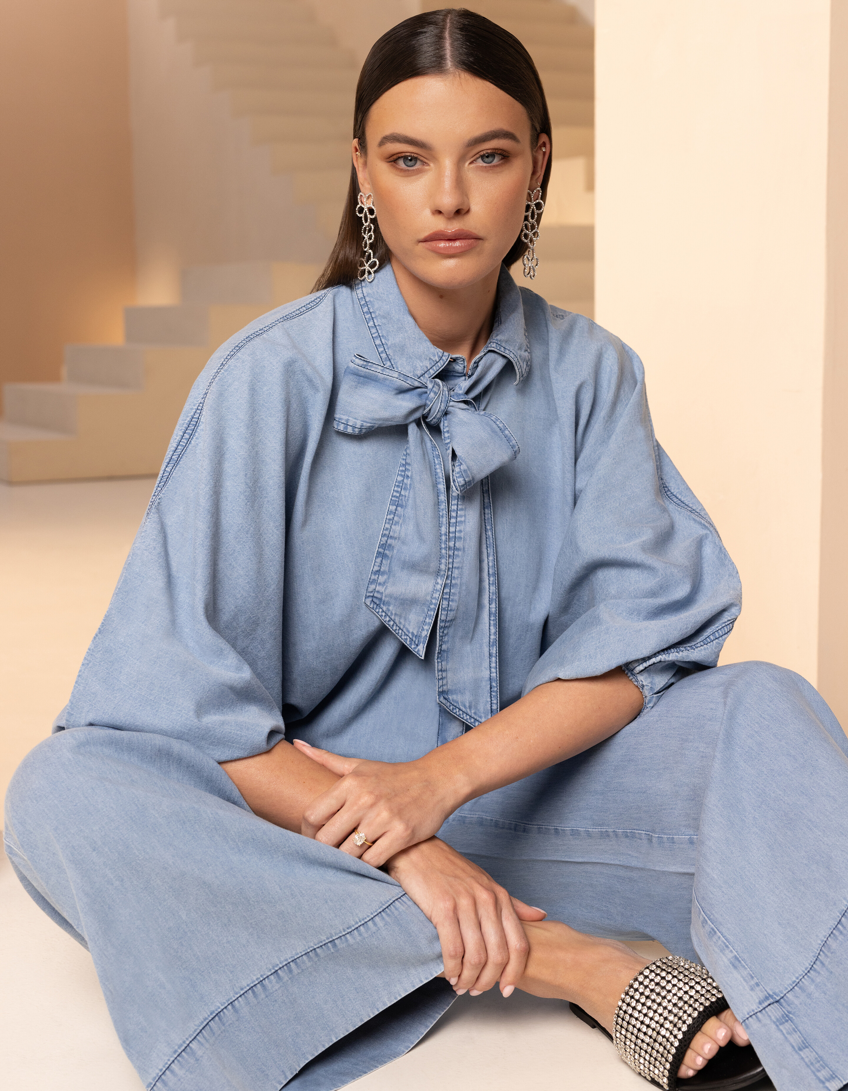 Palazzo-Hose Blau von Mieke SHOEBY WOMEN
