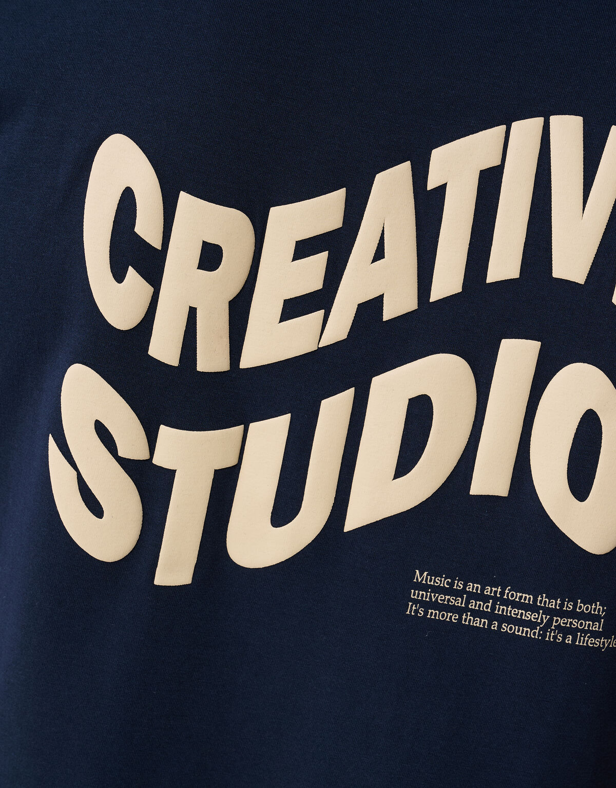 Studio-T-Shirt Dunkelblau SHOEBY MEN