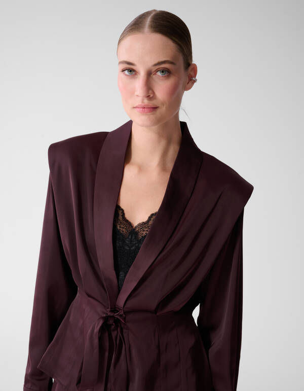 Taillierte Bluse Dunkelrot By Mieke SHOEBY WOMEN