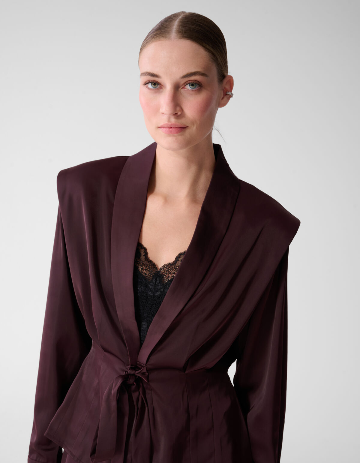 Taillierte Bluse Dunkelrot By Mieke SHOEBY WOMEN