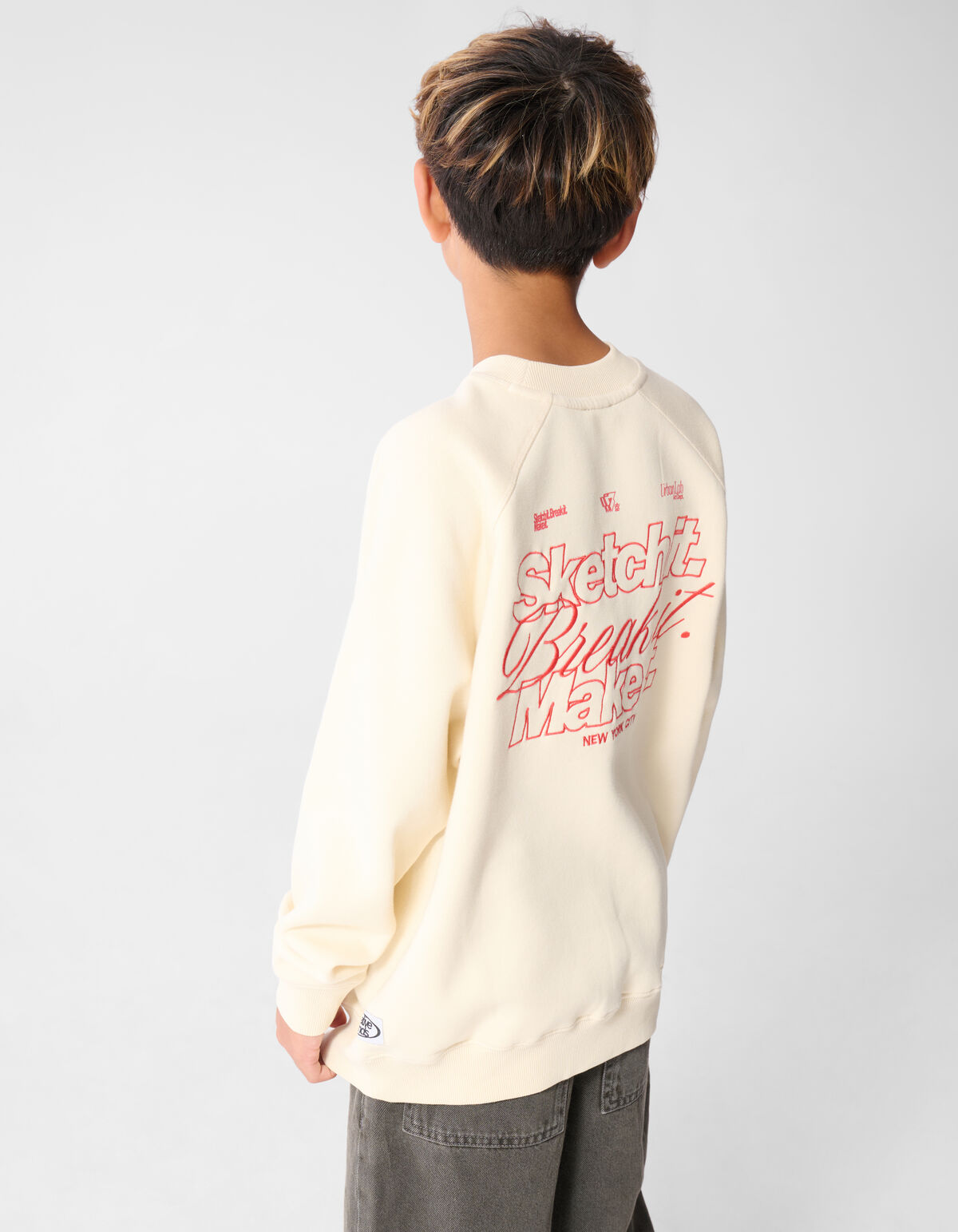 Sketch Pullover Ecru SHOEBY BOYS