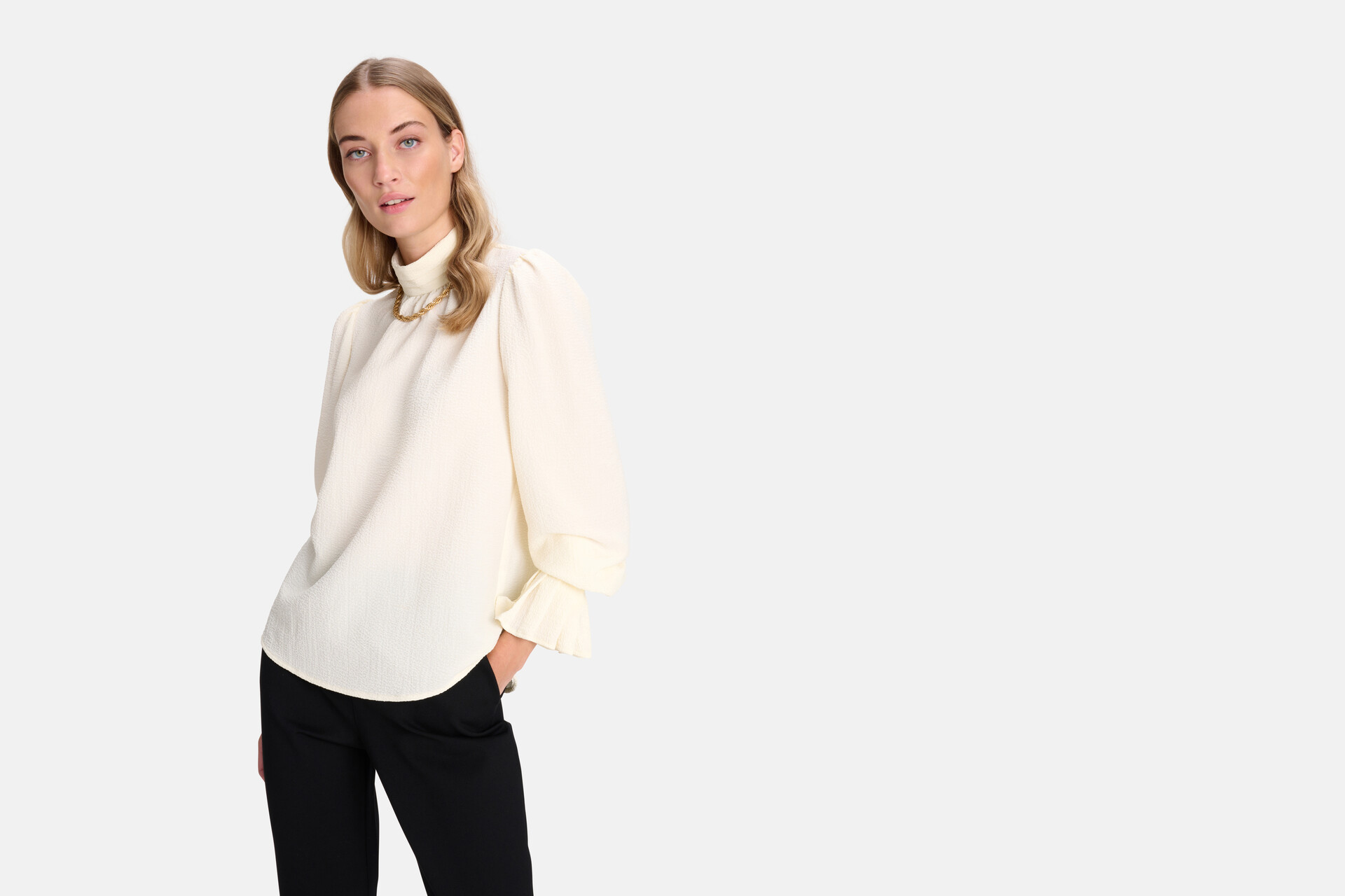 Bluse mit voluminösen Ärmeln Off White By Fred SHOEBY WOMEN
