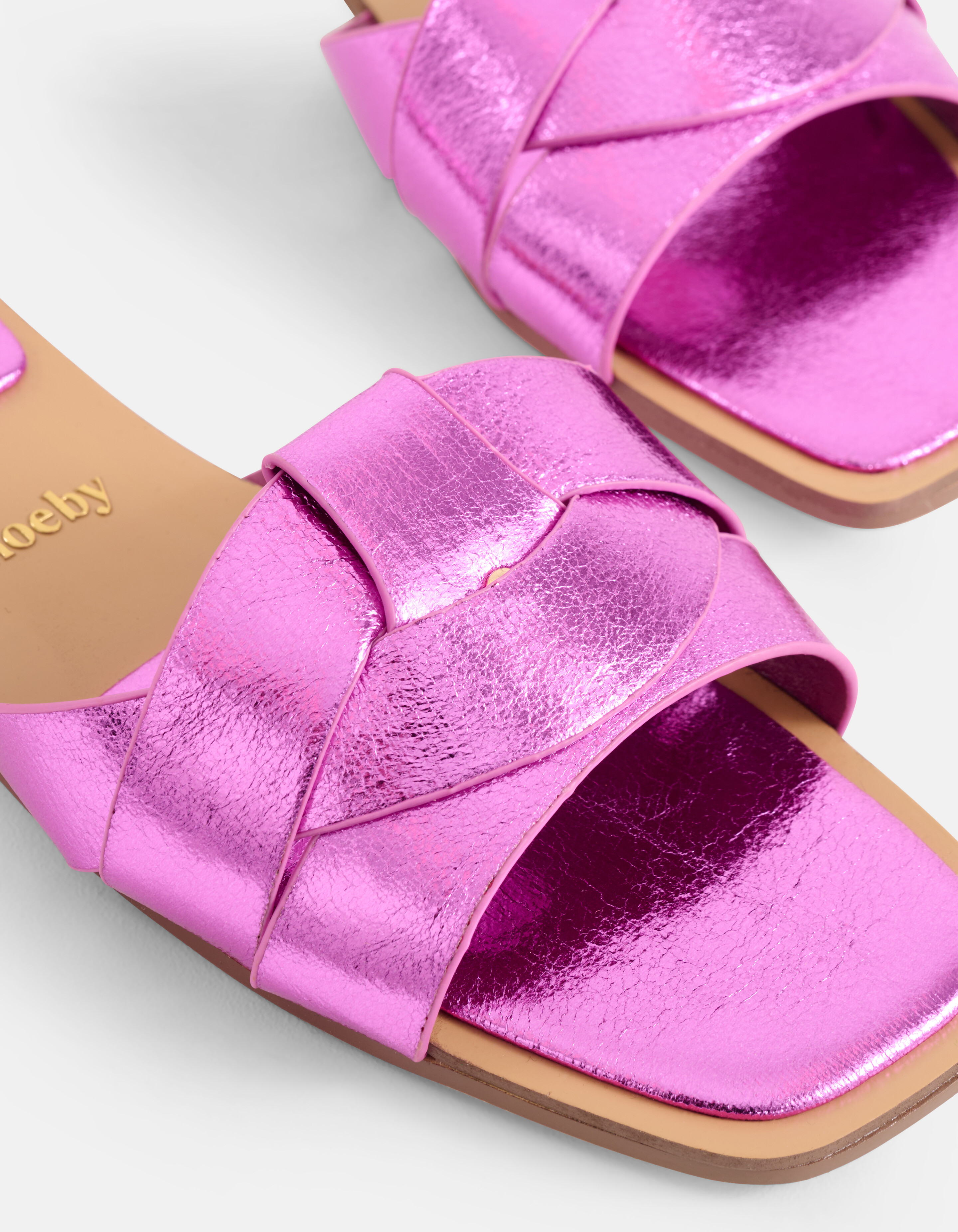 Metallische Sandale Rosa SHOEBY SHOES