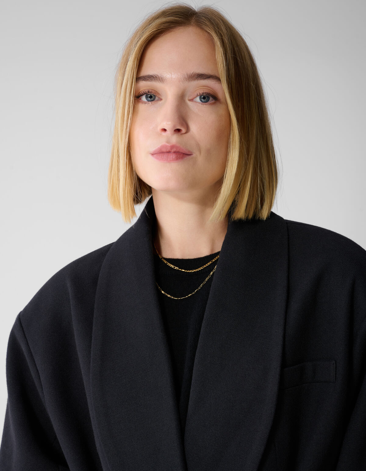 Oversized Mantel Schwarz By Lonneke SHOEBY WOMEN