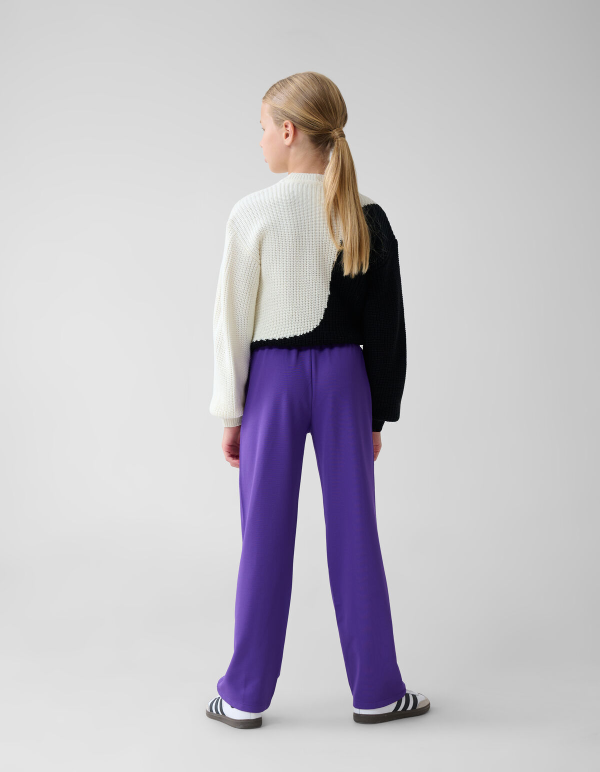 Basic-Hose mit weitem Bein Lila SHOEBY GIRLS